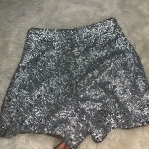 Sequin shorts